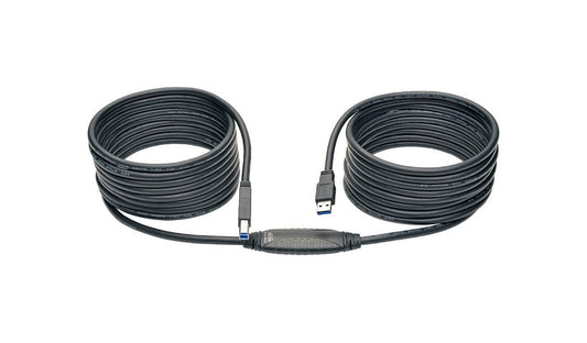 Tripp Lite 25 ft USB 3.0 Active Repeater Cable, Type-A to Type-B, 5Gbps