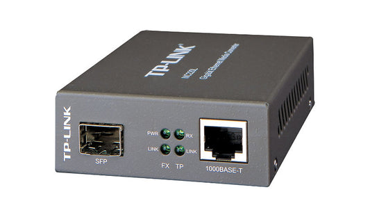 TP-Link MC220L Gigabit SFP to RJ45 Fiber Media Converter
