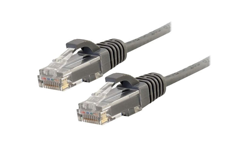 C2G 01096 Cat6 Slim Snagless UTP Ethernet Patch Cable 10 ft Gray