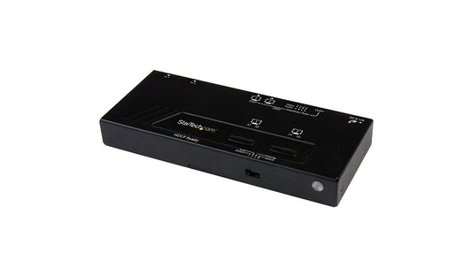 StarTech.com VS222HDQ 2x2 HDMI Matrix Switch with Remote 1080p EDID Copy 2 Year