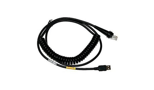 Honeywell Coiled RS-232 Cable for Xenon, Mini-DIN to TTL, CBL-422-300-C00