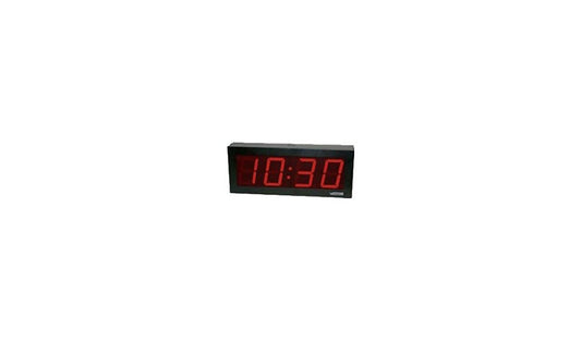 Valcom VIP-D440ADS Double-Sided 4-Digit PoE Clock, Wall/Ceiling