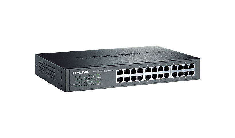TP-Link TL-SG1024D 24-Port Gigabit Unmanaged Switch, Desktop or Rack