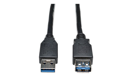 Tripp Lite USB 3.0 SuperSpeed Extension Cable, USB-A M/F, Black, 6 ft