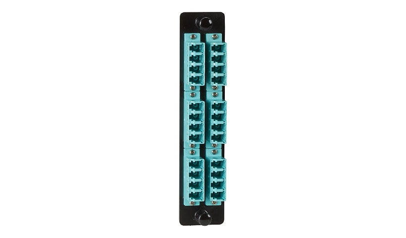 Black Box JPM468C High-Density Fiber Adapter Panel OM3/OM4 Lifetime Warranty