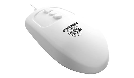 Man and Machine Mighty Mouse MM/W5 Waterproof Medical Mouse White TAA 2 Year