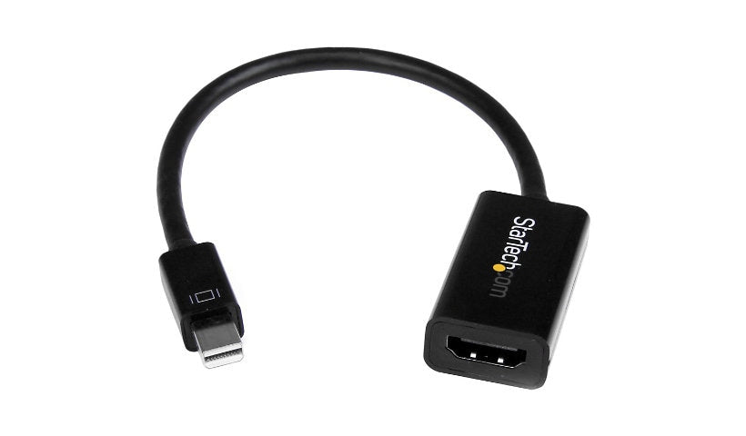 StarTech.com Mini DisplayPort to HDMI Active Adapter, 4K 30Hz, mDP 1.2