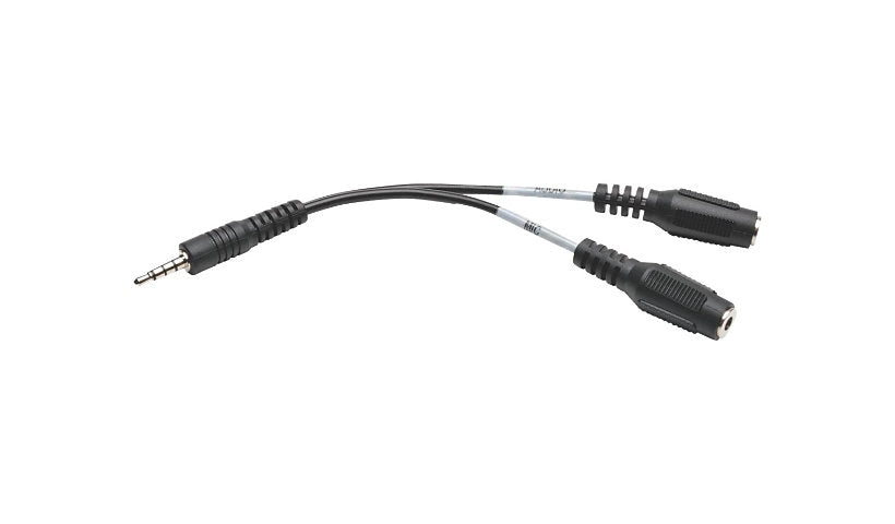 Tripp Lite P318-06N-MFF 3.5mm Headset Splitter Adapter 6 in Lifetime Warranty