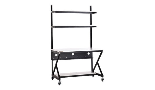 Kendall Howard Performance 100 LAN Station, 48in, Folkstone Gray, 5000-3-100-48