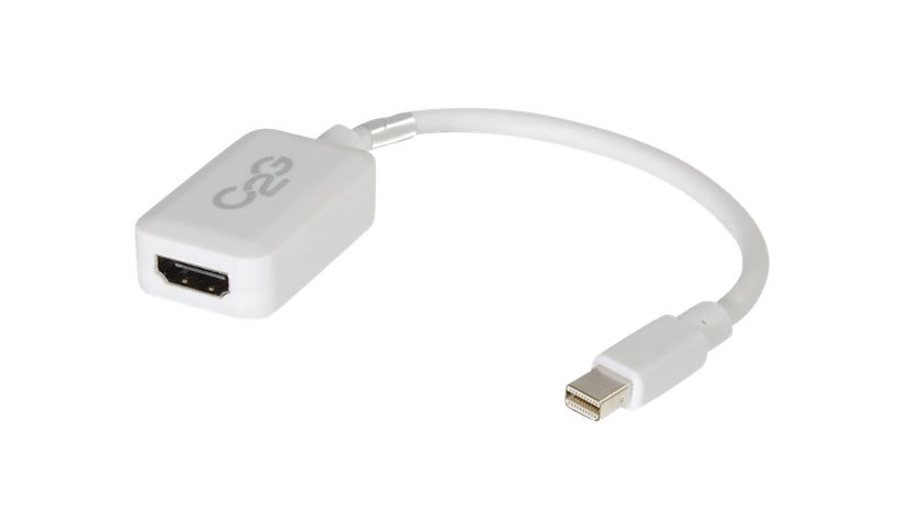 C2G 54314 Mini DisplayPort to HDMI Adapter 8 in 1080p White 3 Year