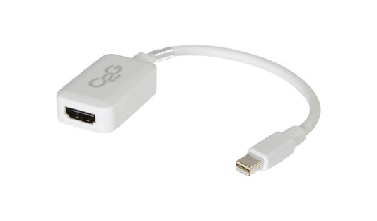 C2G 54314 Mini DisplayPort to HDMI Adapter 8 in 1080p White 3 Year