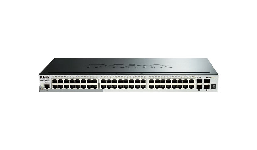 D-Link SmartPro DGS-1510-52X 48-Port Gigabit Stackable Switch, 4x 10G SFP+