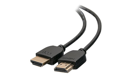 C2G 41361 Plus Series Slim Flexible 4K HDMI Cable 1 ft 4K 60Hz Lifetime Warranty