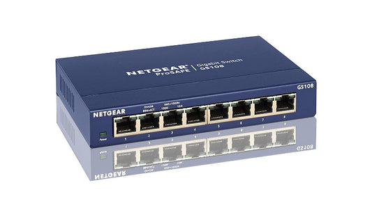 NETGEAR GS108-400NAS ProSafe 8-Port Gigabit Unmanaged Switch
