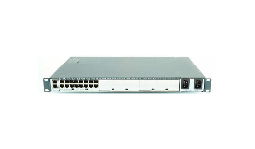 Lantronix SLC 8000 SLC80162201S 16 Port Console Manager, Dual PSU, LCD, 1U