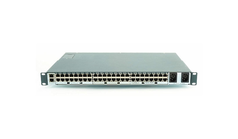 Lantronix SLC 8000 SLC80482201S 48 Port Console Manager, Dual PSU, LCD, 1U