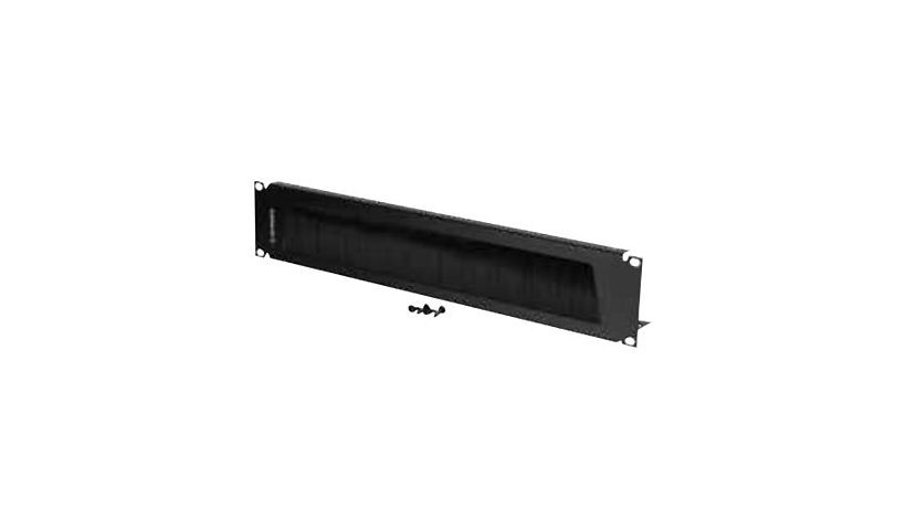Ortronics FTBP-2RU Feed-Through Brush Panel 19 in 2U