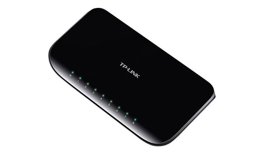 TP-Link TL-SG1008D Desktop Switch, 8 x Gigabit Ports, Unmanaged