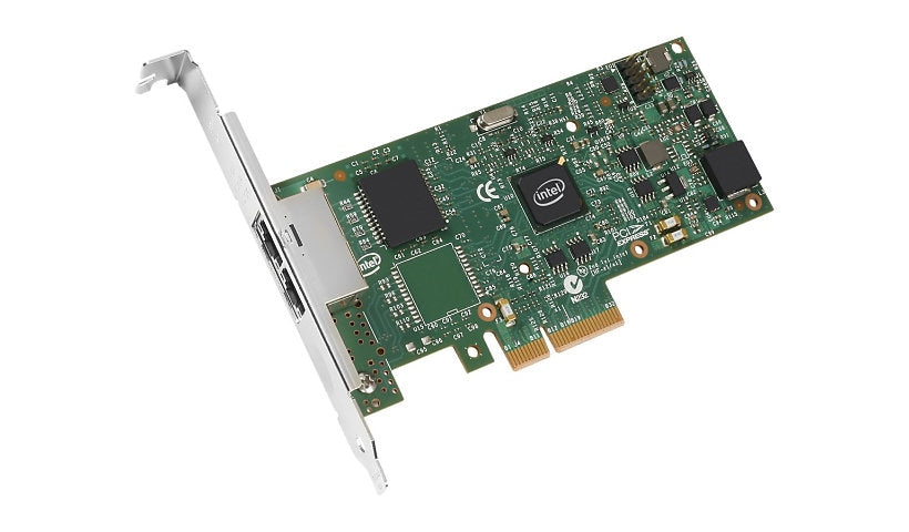 Intel I350-T2 V2 Dual Port Gigabit RJ-45 PCIe 2.1 x4 Server Adapter, Bulk