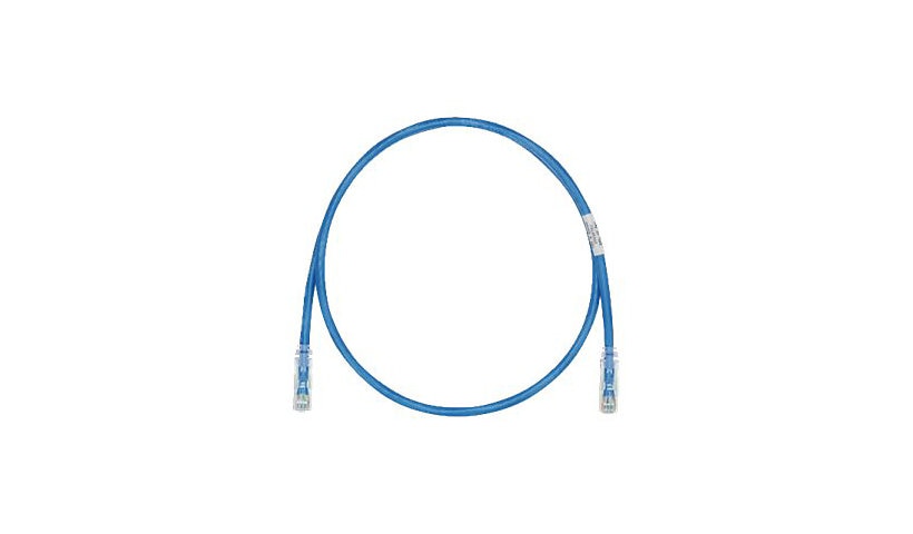 Panduit UTP28SP1BU TX6 Cat6 28 AWG UTP Patch Cable 1 ft Blue