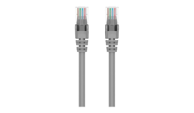 Belkin A3L980-20-S Cat6 Snagless UTP Ethernet Patch Cable 20 ft Gray