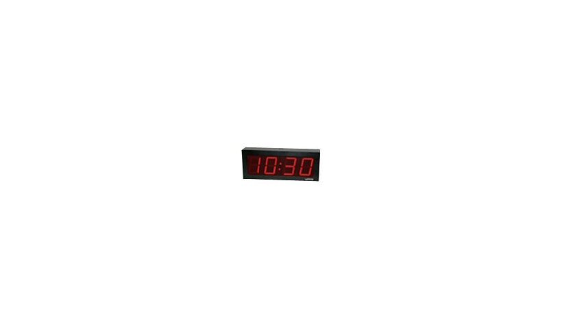 Valcom VIP-D425A 4-Digit PoE Network Clock, Wall Mount