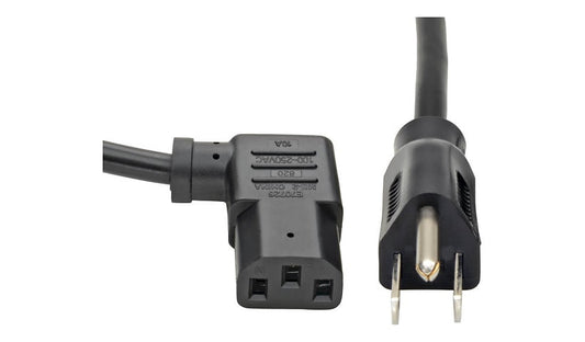 Tripp Lite P006-014-13RA NEMA 5-15P to Right-Angle C13 Computer Power Cord 14 ft