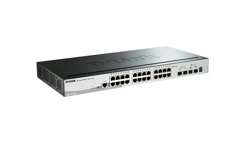 D-Link SmartPro DGS-1510-28X 24-Port Gigabit Stackable Switch, 4x 10G SFP+