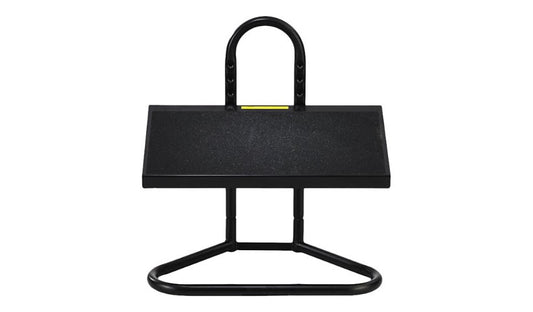 Safco Task Master Fixed-Angle Footrest, Black, SAF5124