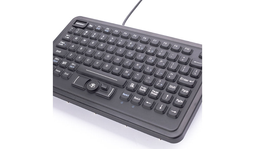 iKey SLP-86-911-FSR-USB Panel Mount Keyboard Emergency Key NEMA 4X Red Backlit