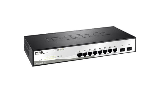 D-Link DGS-1210-10 10-Port Gigabit Smart Managed Switch, 2x SFP