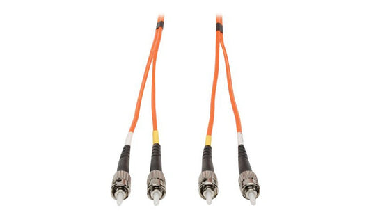 Tripp Lite (Eaton) N302-006 1.8m (6ft) ST to ST Multimode Duplex Fiber Patch Cable, 62.5/125, PVC, OFNR