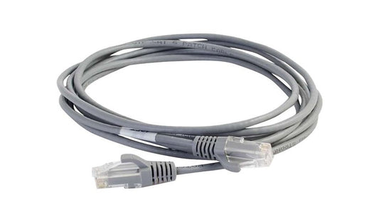 C2G 01087 Cat6 Slim Snagless UTP Ethernet Patch Cable 2 ft Gray