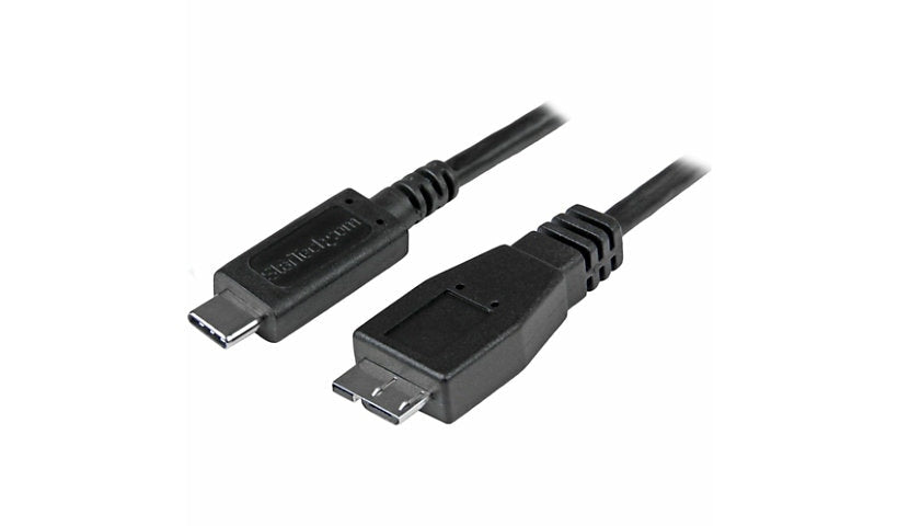StarTech.com USB-C to USB 3.0 Micro-B Cable, 10Gbps, 3A, Male/Male, 1 m (3 ft)
