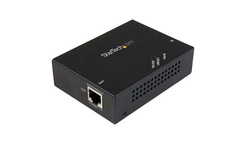 StarTech POEEXT1GAT Gigabit PoE+ Extender, 100m, 802.3at/af, TAA