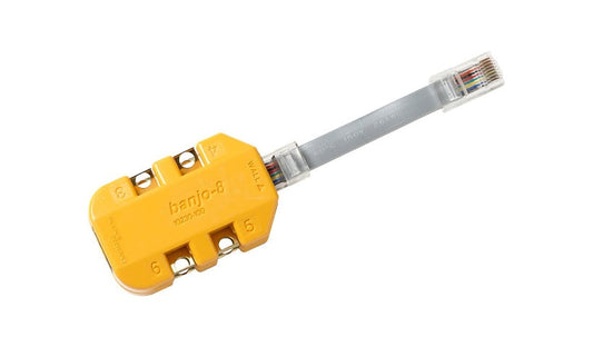 Fluke Networks 10230-100 8-Wire In-Line Modular Banjo Adapter