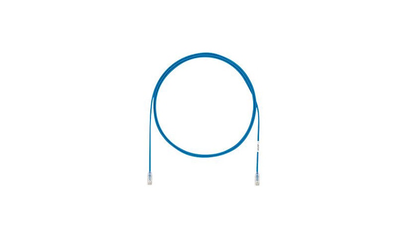 Panduit UTP28X20BU TX6A-28 Cat6A Small-Diameter UTP Patch Cable 20 ft Blue