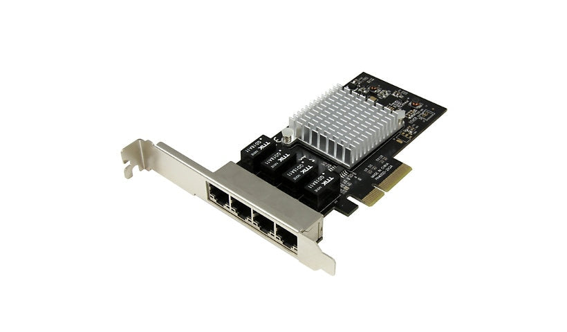 StarTech ST4000SPEXI 4-Port Gigabit PCIe Network Card, Intel I350-AM4