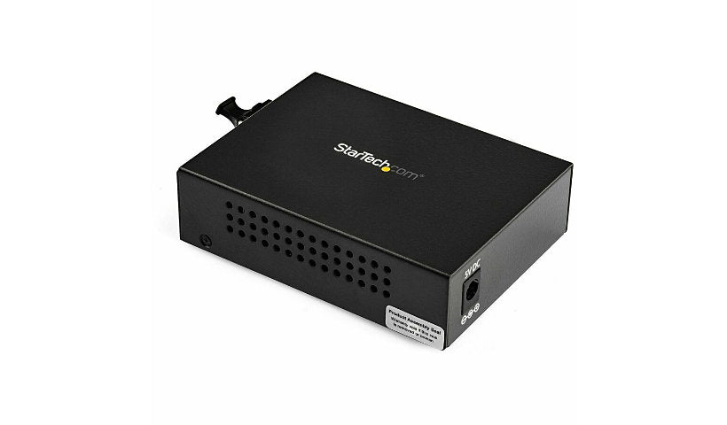 StarTech.com Gigabit Multimode LC Fiber Media Converter, RJ45 to LC, 550m, SFP Included, TAA Compliant, MCM1110MMLC