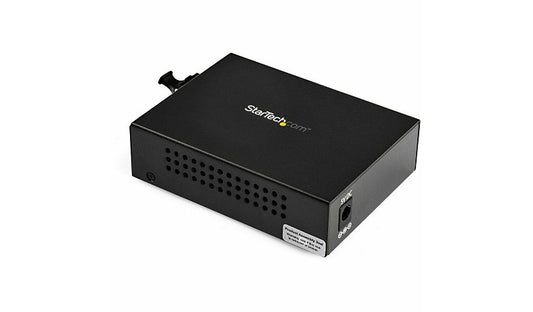 StarTech.com Gigabit Multimode LC Fiber Media Converter, RJ45 to LC, 550m, SFP Included, TAA Compliant, MCM1110MMLC