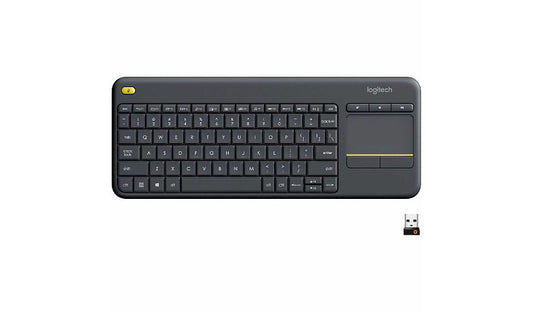 Logitech K400 Plus Wireless Touch Keyboard with Touchpad for PC to TV