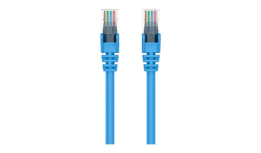 Belkin A3L980-10-BLU-S Cat6 Snagless UTP Ethernet Patch Cable 10 ft Blue