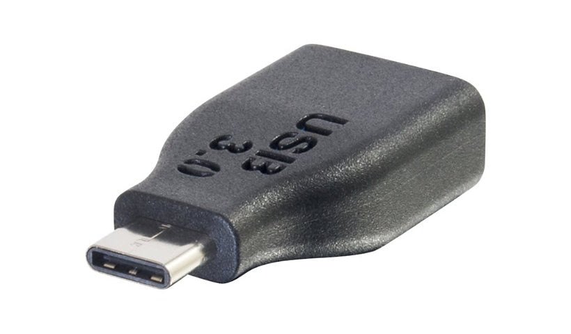 C2G USB-C (M) to USB-A (F) Adapter, USB 3.0, 5Gbps, 5V/1A, Black