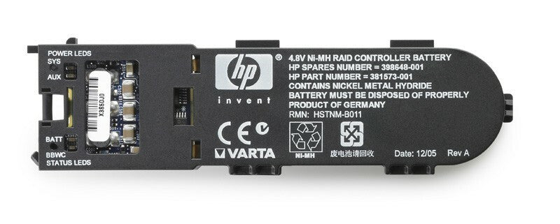 HPE 381573-001 4.8V BBWC Battery Kit for Smart Array P-Series RAID Controller