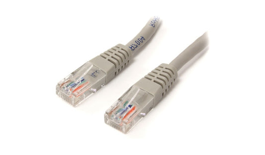 StarTech.com M45PATCH10GR Cat5e Molded UTP Ethernet Patch Cable 10 ft Gray
