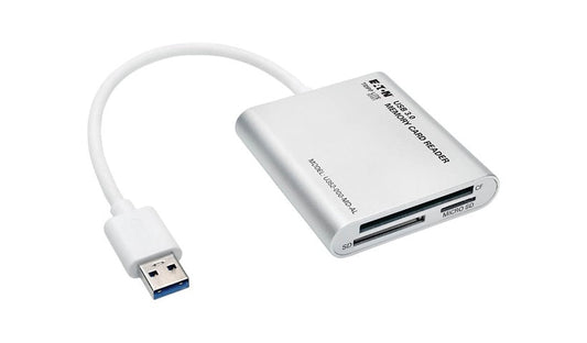Tripp Lite USB 3.0 Multi Memory Card Reader Writer Aluminum U352-000-MD-AL