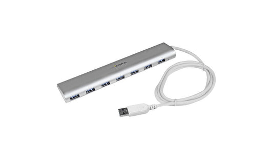 StarTech.com 7-Port USB 3.0 Hub, USB-A to 7x USB-A, 5Gbps, Self Powered