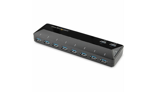 StarTech.com Desktop USB 3.0 Hub, 10 Ports, Two 1.5A Charge & Sync Ports