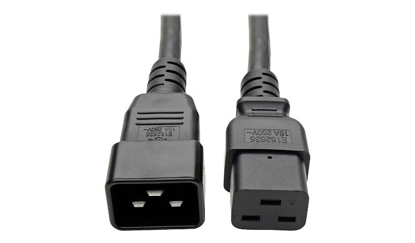 Tripp Lite P036-006-15A C19 to C20 Power Extension Cord 6 ft Lifetime Warranty