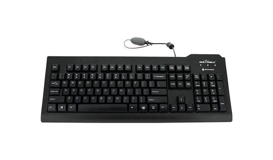 Seal Shield SEAL CLEAN SSKSV207 Waterproof IP68 USB Keyboard with Keylock 2 Year